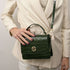 Croque - Croc print leather handbag